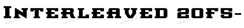 Interleaved 2of5字体转换